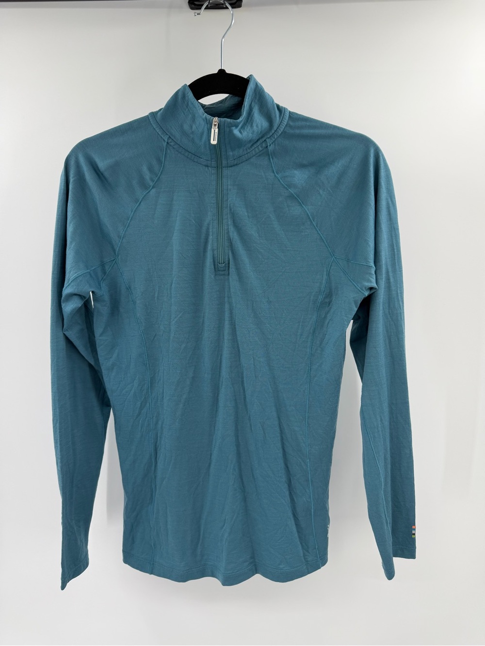 Smartwool Merino Wool 150 Baselayer 1/4 Zip Pullover Longsleeve Top Medium